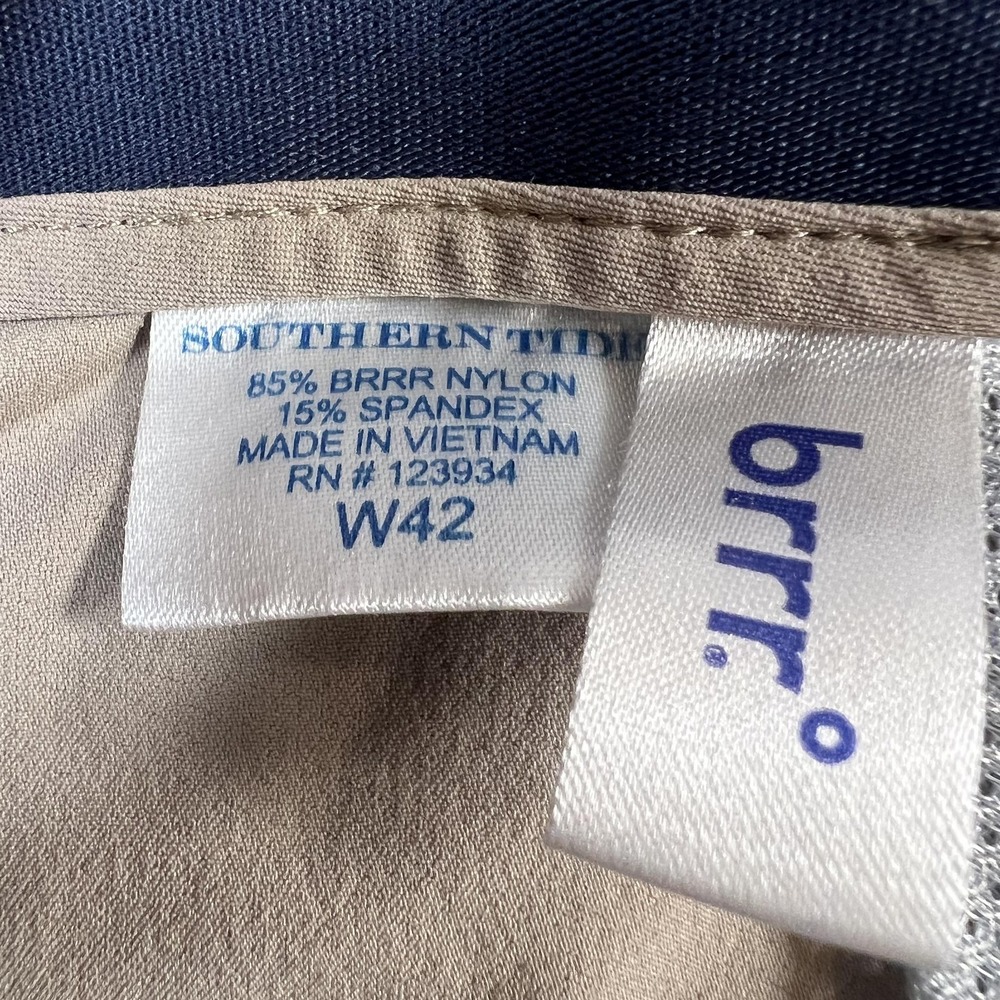 Southern Tide Brrr Shorts Mens 42 Beige 9 In Inseam Chino Stretch Lightweight - Picture 2 of 7